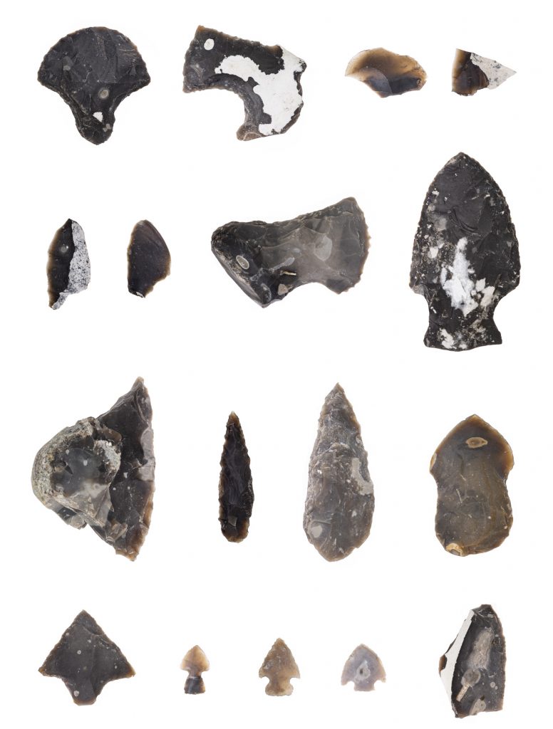
Tools I, 2020tools carved out of flint stones from the Baltic Sea
